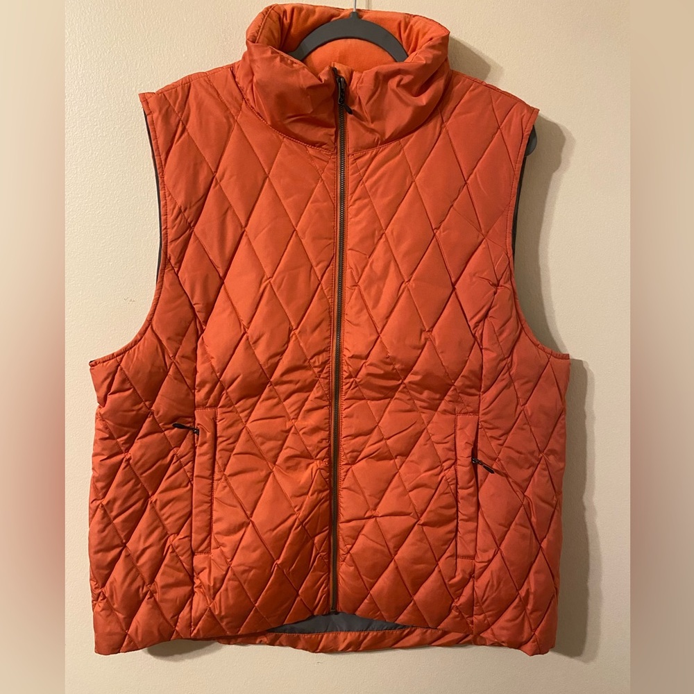 New NWT Moosejaw Womens Down Insulator Vest Flamingo Pink Coral Orange Size 2XL